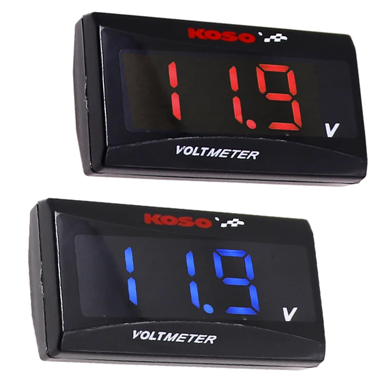 Universal 12V Koso Voltmeter LCD Display Voltage Meter Motor Scooter Gauge for GY6 50 125 150 GP110 BWS125 RS100 Yamaha Kawasaki
Universal 12V Koso Voltmeter LCD Display Voltage Meter Motor Scooter Gauge for GY6 50 125 150 GP110 BWS125 RS100 Yamaha Kawasaki