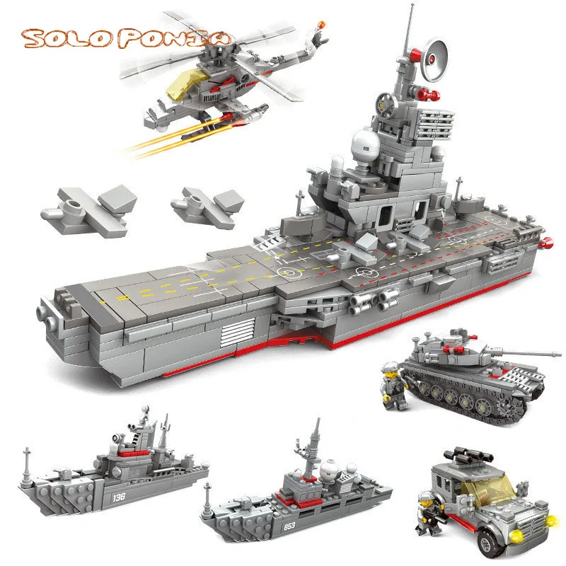 Compatible Legoed 5 in 1 military ship boat Aircrafted Carrier warship model Building kits Blocks bricks Child kid toys 84054
Compatible Legoed 5 in 1 military ship boat Aircrafted Carrier warship model Building kits Blocks bricks Child kid toys 84054