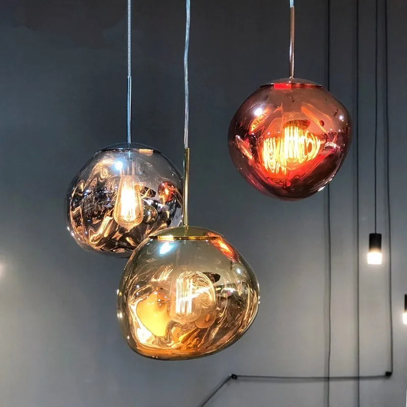 Nordic LED Glass Chandeliers Loft Chandelier Living Room Bedroom Home Deco Melt Lava Ball Light Fixture Lustre Kitchen Fixtures
Nordic LED Glass Chandeliers Loft Chandelier Living Room Bedroom Home Deco Melt Lava Ball Light Fixture Lustre Kitchen Fixtures