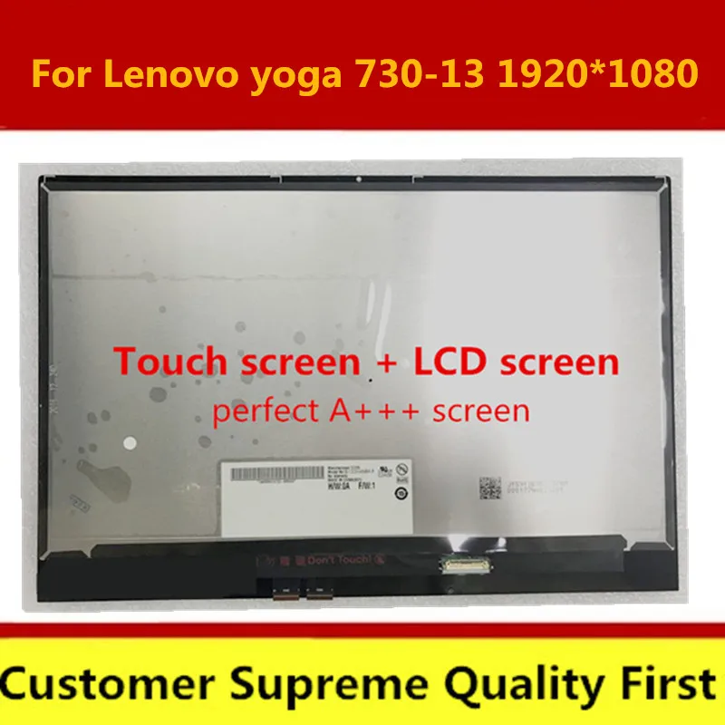 New original 13.3" Laptop LCD Screen For Lenovo yoga 730-13 730 13 1920*1080 LCD Display Assembly Touch Screen Digitizer Tested
New original 13.3" Laptop LCD Screen For Lenovo yoga 730-13 730 13 1920*1080 LCD Display Assembly Touch Screen Digitizer Tested