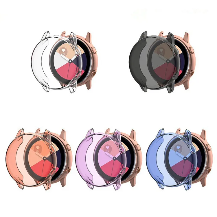New Smart Accessaries For Samsung Galaxy Watch Active Clear TPU Protector Watch Case Cover Shell Smart watch Replacement Case
New Smart Accessaries For Samsung Galaxy Watch Active Clear TPU Protector Watch Case Cover Shell Smart watch Replacement Case