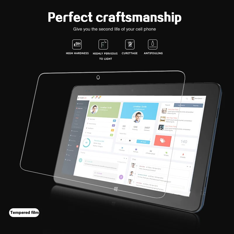 Anti-Shatter Tempered Glass Film For Cube IWORK10 (iwork10 flagship ultrabook) i15-TC 10.1" Tablet Screen Protector Glass Film
Anti-Shatter Tempered Glass Film For Cube IWORK10 (iwork10 flagship ultrabook) i15-TC 10.1" Tablet Screen Protector Glass Film
