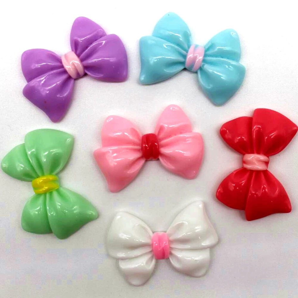 New 23*33mm Bow Resin 10pcs DIY Handmade Material Home Decor Accessories Colorful mix Cute Fashion
New 23*33mm Bow Resin 10pcs DIY Handmade Material Home Decor Accessories Colorful mix Cute Fashion