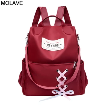 MOLAVE Backpack Fashion Girls Nylon Solid Color Anti-Theft Travel College Backpack Straps Zipper Bags mochila feminina 17.Mar.26
MOLAVE Backpack Fashion Girls Nylon Solid Color Anti-Theft Travel College Backpack Straps Zipper Bags mochila feminina 17.Mar.26