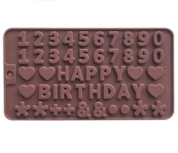 Free Shipping+Wholesale 26 Letters Shape 0-9 Numers Chocolate Molds Happy Birthday Words Cake Mold,300pcs/lot
Free Shipping+Wholesale 26 Letters Shape 0-9 Numers Chocolate Molds Happy Birthday Words Cake Mold,300pcs/lot