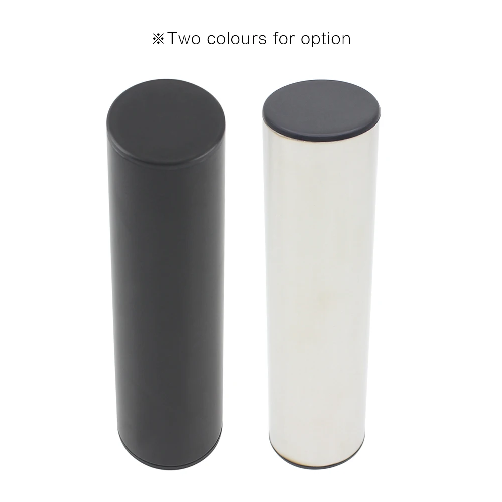 Professional Stainless Steel Cylinder Sand Shaker Rhythm Musical Instruments Metal Hand Percussion Black
Professional Stainless Steel Cylinder Sand Shaker Rhythm Musical Instruments Metal Hand Percussion Black