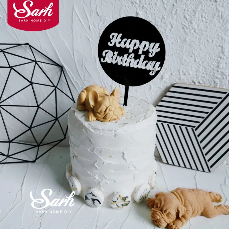 Black Acrylic "Happy Birthday" Cake Topper for Party Decoration Dessert lovely Gifts
Black Acrylic "Happy Birthday" Cake Topper for Party Decoration Dessert lovely Gifts