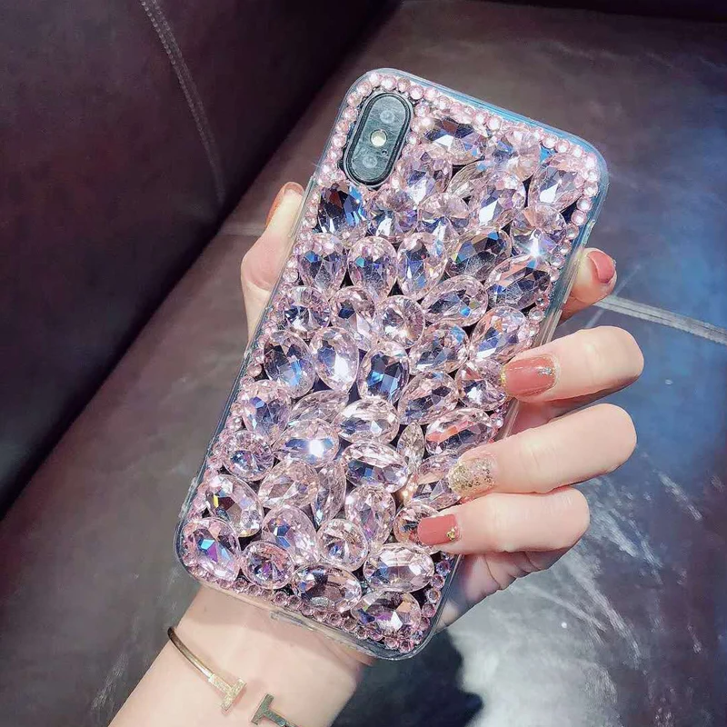 JAMULAR Bling Rhinestone Crystal Diamond Phone Case For iPhone X 7 8 Plus 6 6s Plus Acrylic Hard Back Cover For iPhone 7 Fundas
JAMULAR Bling Rhinestone Crystal Diamond Phone Case For iPhone X 7 8 Plus 6 6s Plus Acrylic Hard Back Cover For iPhone 7 Fundas