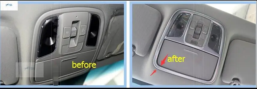 Lapetus ABS Pearl Chrome Roof Front + Rear Reading Lights Lamp Cover Trim 3 Pcs / Set For KIA Optima K5 2016 - 2018 Accessories
Lapetus ABS Pearl Chrome Roof Front + Rear Reading Lights Lamp Cover Trim 3 Pcs / Set For KIA Optima K5 2016 - 2018 Accessories