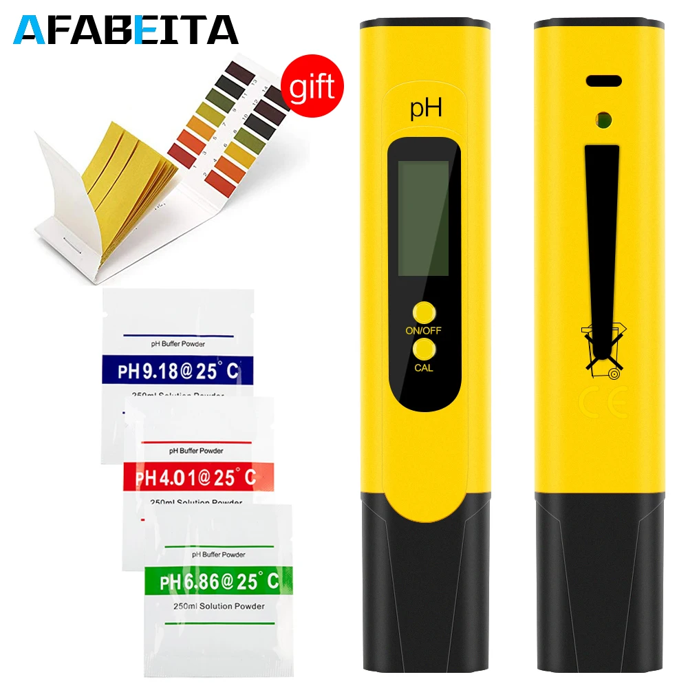 LCD Digital PH Meter Protable Tester 0.01 Aquarium Swiming Pool Water Wine Urine Automatic Calibration TDS Gift 80pcs Strips
LCD Digital PH Meter Protable Tester 0.01 Aquarium Swiming Pool Water Wine Urine Automatic Calibration TDS Gift 80pcs Strips