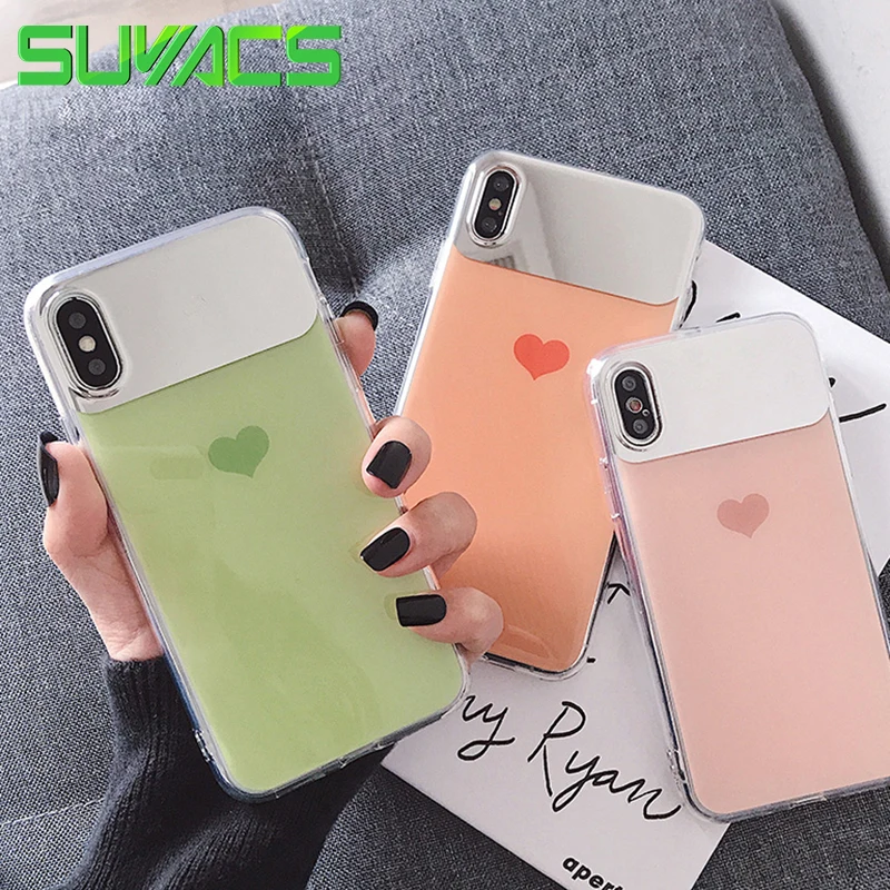 SUYACS Glossy Phone Case For iPhone 6 6S 7 8 Plus X XS MAX XR Cute Love Heart Soild Color Soft Graphic Phone Case Cover Shell
SUYACS Glossy Phone Case For iPhone 6 6S 7 8 Plus X XS MAX XR Cute Love Heart Soild Color Soft Graphic Phone Case Cover Shell