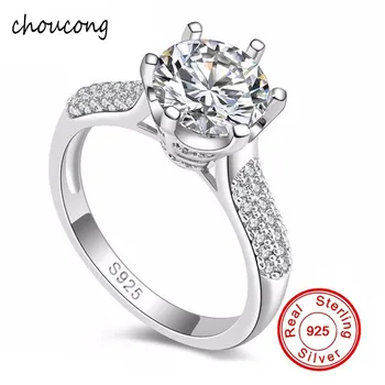Luxury Original Silver Wedding Rings for Women Set 2 Carat SONA Cubic Zirconia Engagement Rings Jewelry Wholesale
Luxury Original Silver Wedding Rings for Women Set 2 Carat SONA Cubic Zirconia Engagement Rings Jewelry Wholesale
