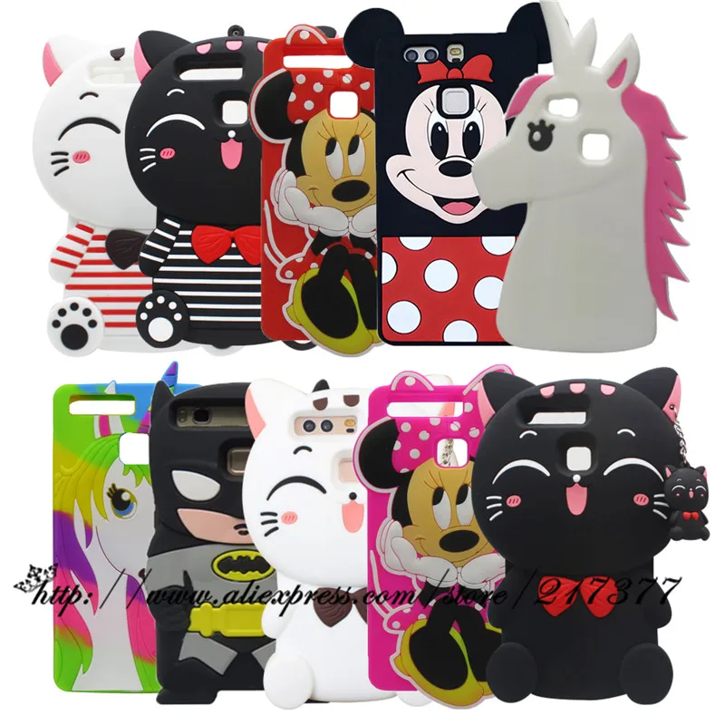 For Huawei P9 LITE Case 3D Cute Cartoon Minnie Cat Unicorn Silicone Mobile Phone Case For Huawei Ascend P9 Lite 5.0 2016 Cover
For Huawei P9 LITE Case 3D Cute Cartoon Minnie Cat Unicorn Silicone Mobile Phone Case For Huawei Ascend P9 Lite 5.0 2016 Cover