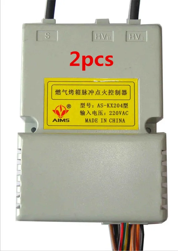 2pcs Universal Gas Oven Pulse Ignition Controller AS-KX204 Oven Control Apparatus Oven Parts
2pcs Universal Gas Oven Pulse Ignition Controller AS-KX204 Oven Control Apparatus Oven Parts