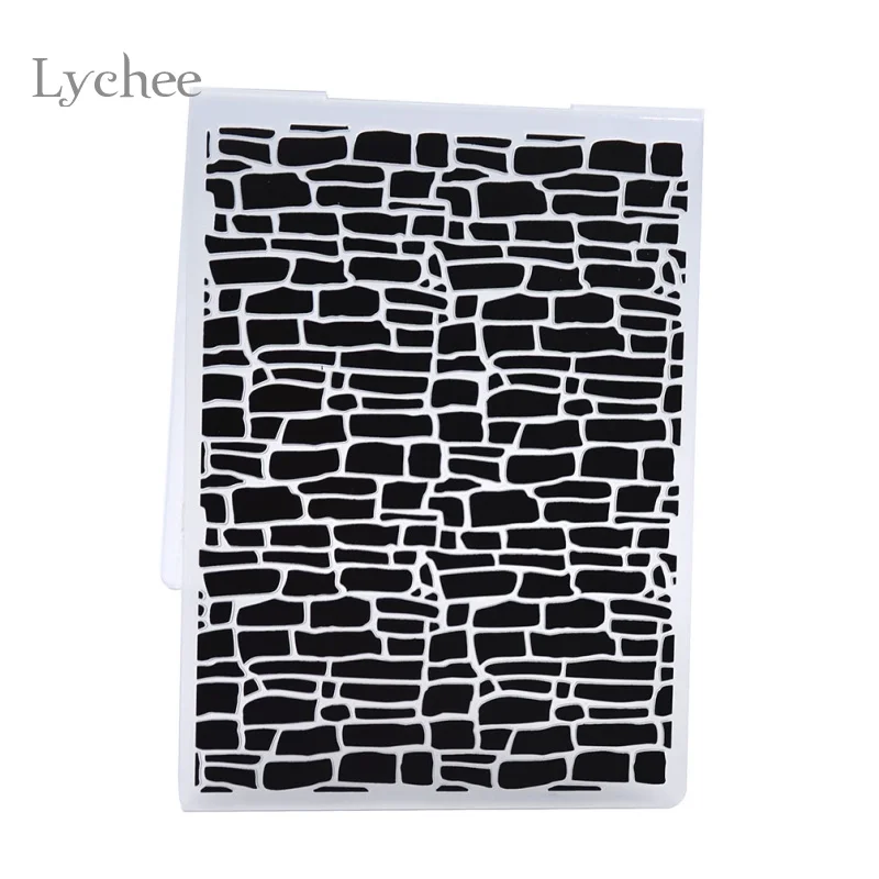 Lychee Plastic Embossing Folder For Scrapbook DIY Album Card Tool Plastic Template Irregular Bricks Design
Lychee Plastic Embossing Folder For Scrapbook DIY Album Card Tool Plastic Template Irregular Bricks Design