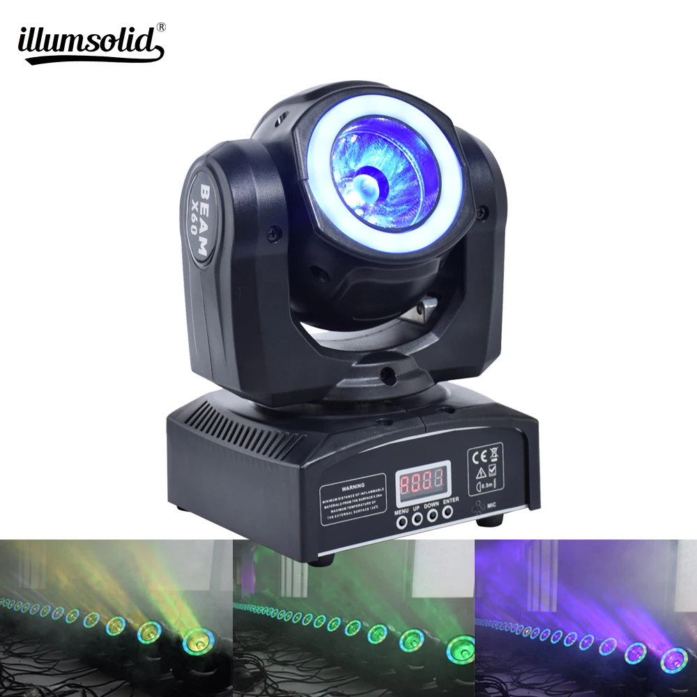 Mini Moving Head Light 60W Stage Light RGBW DMX Beam Spot LED Lighting for Dj Disco Club Party Dance Wedding Bar Theater Pub
Mini Moving Head Light 60W Stage Light RGBW DMX Beam Spot LED Lighting for Dj Disco Club Party Dance Wedding Bar Theater Pub