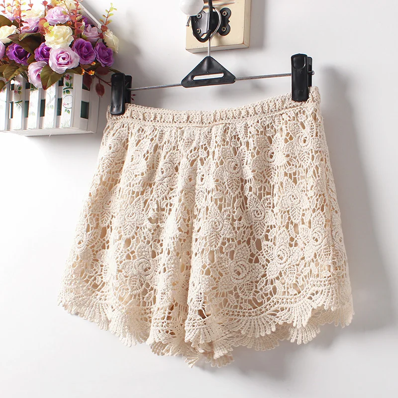 Summer 2018 New Women Sexy Lace Shorts Cotton Floral Lace Crochet Mini Shorts Leisure Short Trousers Plus SIZE
Summer 2018 New Women Sexy Lace Shorts Cotton Floral Lace Crochet Mini Shorts Leisure Short Trousers Plus SIZE