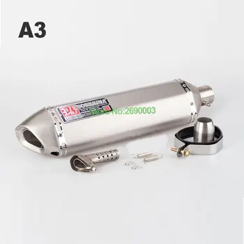 ID:51mm(2") Motorcycle Exhaust Muffler Universal Motorbike Muffler Exhaust Escape Damper for TMAX530 TMAX500 SV650
ID:51mm(2") Motorcycle Exhaust Muffler Universal Motorbike Muffler Exhaust Escape Damper for TMAX530 TMAX500 SV650