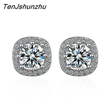 Crystal Stud Earring for Women Genuine Pure 925 Sterling Silver Earring Fashion Jewelry Sterling-Silver-Jewelry EH614
Crystal Stud Earring for Women Genuine Pure 925 Sterling Silver Earring Fashion Jewelry Sterling-Silver-Jewelry EH614