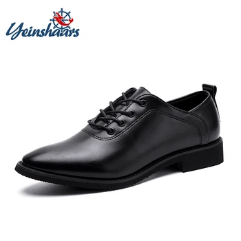 YEINSHAARS Top Quality Microfiber Formal Shoes Men Solid Pointde Toe Oxfords Dress Shoes Spring Autumm Business Men Shoes
YEINSHAARS Top Quality Microfiber Formal Shoes Men Solid Pointde Toe Oxfords Dress Shoes Spring Autumm Business Men Shoes