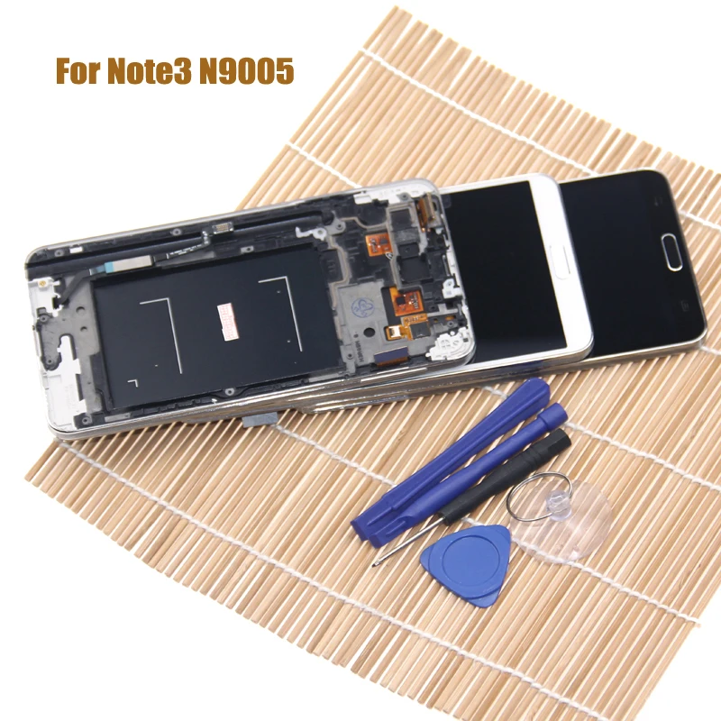 For Samsung Galaxy Note 3 N9005 LCD Display Touch Screen Digitizer with Bezel Frame Assembly Black & White
For Samsung Galaxy Note 3 N9005 LCD Display Touch Screen Digitizer with Bezel Frame Assembly Black & White