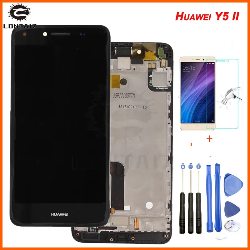 Huawei Y5 II LCD Display + Touch Screen 100% Tested Digitizer Assembly With Frame Replacement Huawei Y5 II / Y5 2 Y5II
Huawei Y5 II LCD Display + Touch Screen 100% Tested Digitizer Assembly With Frame Replacement Huawei Y5 II / Y5 2 Y5II