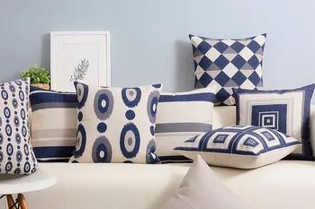 Blue Nordic Simple Modern pillow , abstract geometric cushion , Linen pillowcase,sofa cushions home decorative Pillows
Blue Nordic Simple Modern pillow , abstract geometric cushion , Linen pillowcase,sofa cushions home decorative Pillows