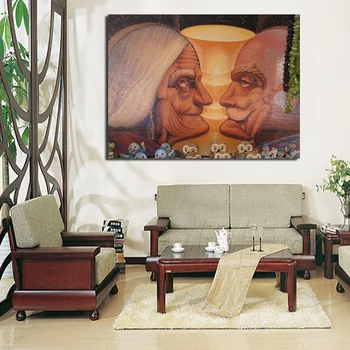 JQHYART Frameless Pictures optical illusion painting Oil Painting On Canvas Wall Paintings for Living Room Home Decor
JQHYART Frameless Pictures optical illusion painting Oil Painting On Canvas Wall Paintings for Living Room Home Decor