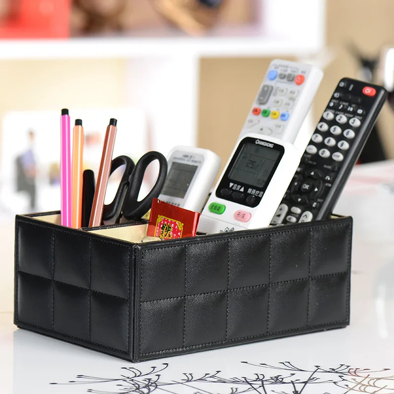 DINIWELL Home Office Makeup Organizer Luxury PU Leather Remote Control Phone Holder Cosmetic Organizer Makeup Storage Box
DINIWELL Home Office Makeup Organizer Luxury PU Leather Remote Control Phone Holder Cosmetic Organizer Makeup Storage Box