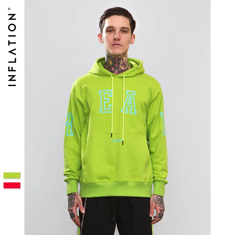 INFLATION 2018 New Trendy Fluorescent Green Hoodies 2018 Fleece Thick Casual Streetwear Pullover Hooded For Men & Women 8926W
INFLATION 2018 New Trendy Fluorescent Green Hoodies 2018 Fleece Thick Casual Streetwear Pullover Hooded For Men & Women 8926W