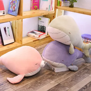55cm/70cm Kawaii Soft Whale&Sea Lion Plush Pillow Cartoon Sea Animal Stuffed Doll Sofa Chair Cushion Toy Kids Girls Best Present
55cm/70cm Kawaii Soft Whale&Sea Lion Plush Pillow Cartoon Sea Animal Stuffed Doll Sofa Chair Cushion Toy Kids Girls Best Present