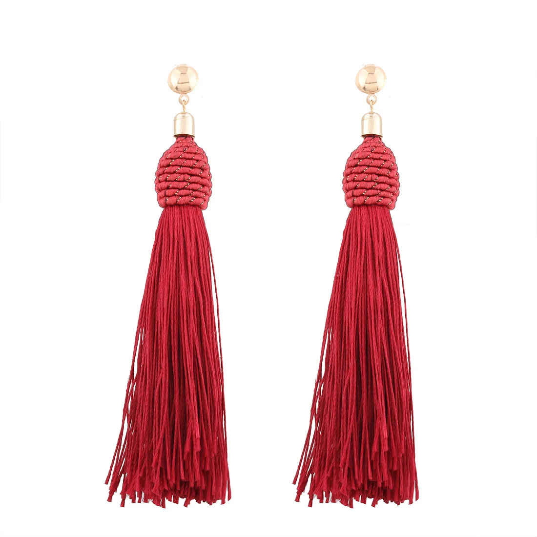 New Fashion Bohemia Handwoven Long Tassel Earrings for Women Beho Retro Design Charming Pendientes Earring Fashion Jewelry Gift
New Fashion Bohemia Handwoven Long Tassel Earrings for Women Beho Retro Design Charming Pendientes Earring Fashion Jewelry Gift