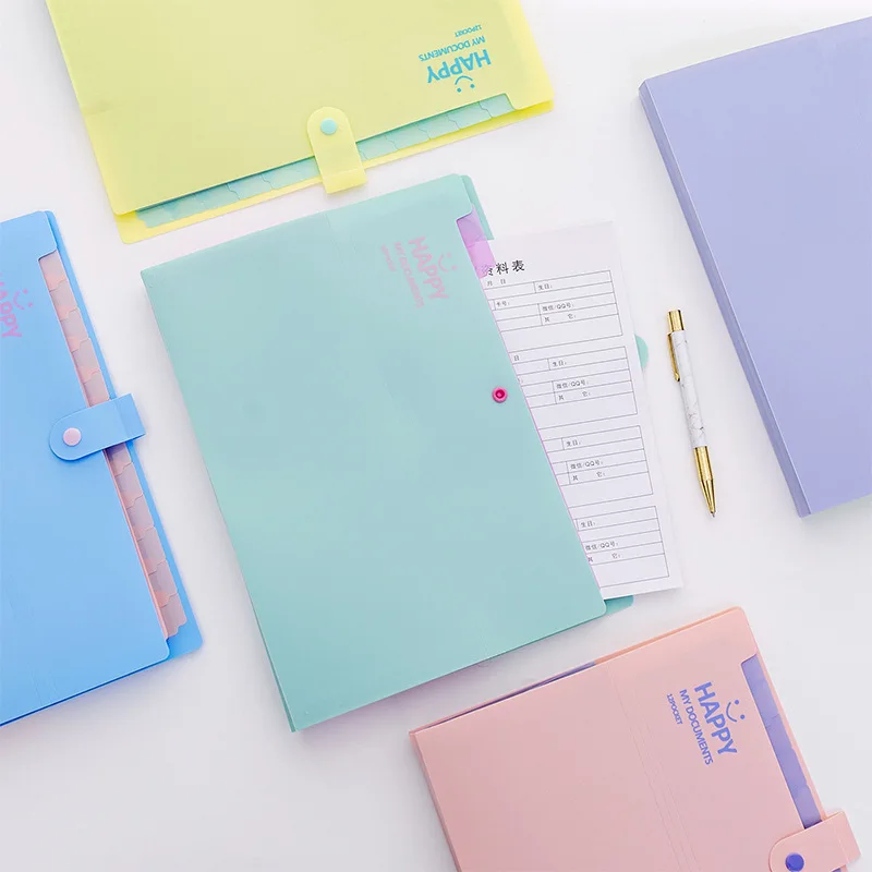 Creative Stationery A4 Document Bag Candy Color Smile Face File Folder Expanding Wallet Bill Folders Cute Office School Supplies
Creative Stationery A4 Document Bag Candy Color Smile Face File Folder Expanding Wallet Bill Folders Cute Office School Supplies