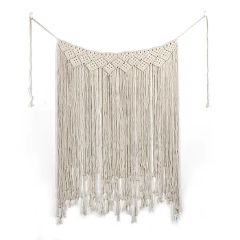 SZS Macrame Wall Art Hand-Made Dyed Cotton Wall Hanging Tapestry And Lace Fabric Bohemia Tassel Boho Home Decor Home Decorati
SZS Macrame Wall Art Hand-Made Dyed Cotton Wall Hanging Tapestry And Lace Fabric Bohemia Tassel Boho Home Decor Home Decorati