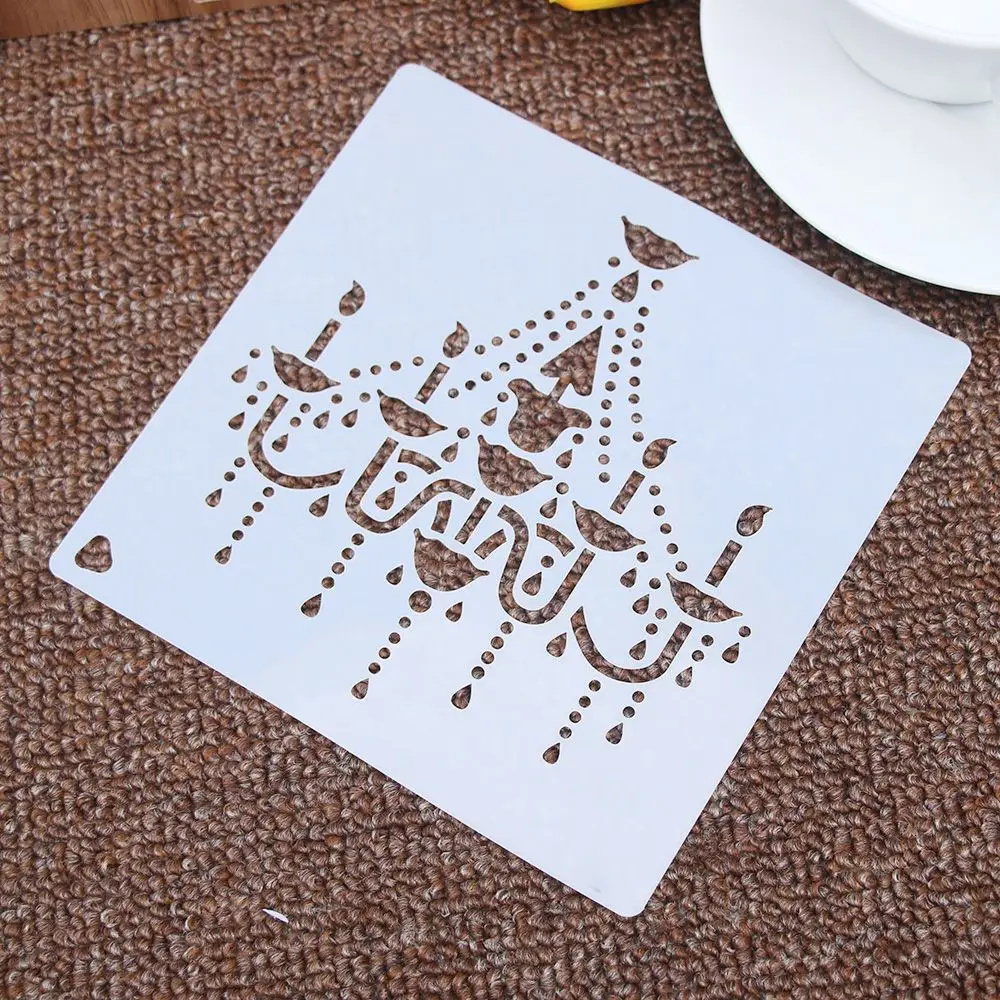 Delicate Candle lighting Chandelier Flower Reusable Stencil Airbrush Painting Art Cake Spray Mold DIY Decor Crafts
Delicate Candle lighting Chandelier Flower Reusable Stencil Airbrush Painting Art Cake Spray Mold DIY Decor Crafts