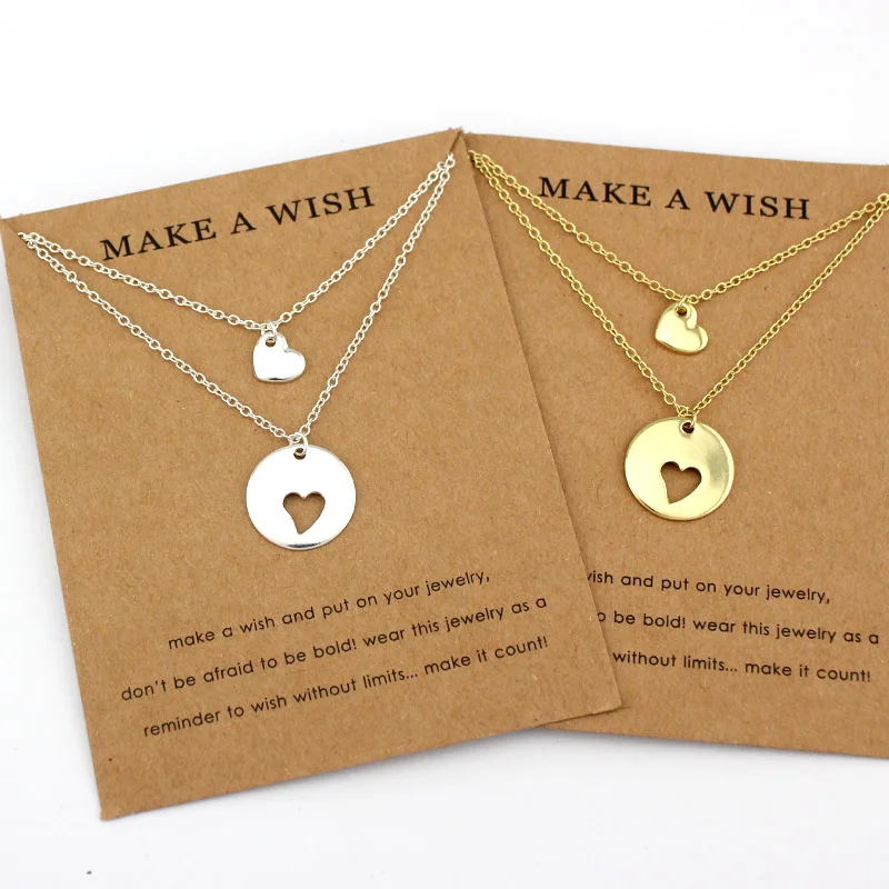 Heart Love Chain Necklaces Mother and Daughter Set Moon Star Couple Mom Pendant Necklace Sister Best Friends Jewelry Gift
Heart Love Chain Necklaces Mother and Daughter Set Moon Star Couple Mom Pendant Necklace Sister Best Friends Jewelry Gift