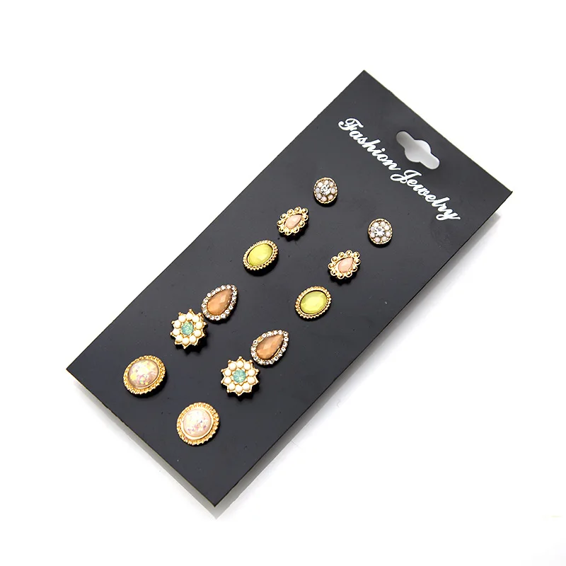 Doreen Box Fashion Gold Alloy Stud Earrings Pink Green Cabochon Flower Water Drop Style Earrings For Women Accessories,1 Set
Doreen Box Fashion Gold Alloy Stud Earrings Pink Green Cabochon Flower Water Drop Style Earrings For Women Accessories,1 Set