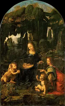 Handmade Classic Portrait Art Oil Painting on Canvas Living Room Decor The Virgin of the Rocks by Leonardo Da Vinci Unframed
Handmade Classic Portrait Art Oil Painting on Canvas Living Room Decor The Virgin of the Rocks by Leonardo Da Vinci Unframed