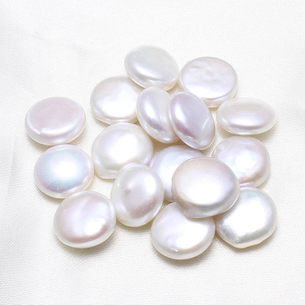 No Hole Cultured Freshwater Pearl Beads Jewelry, Coin, natural, white, 13-14mm, Sold By PC
No Hole Cultured Freshwater Pearl Beads Jewelry, Coin, natural, white, 13-14mm, Sold By PC