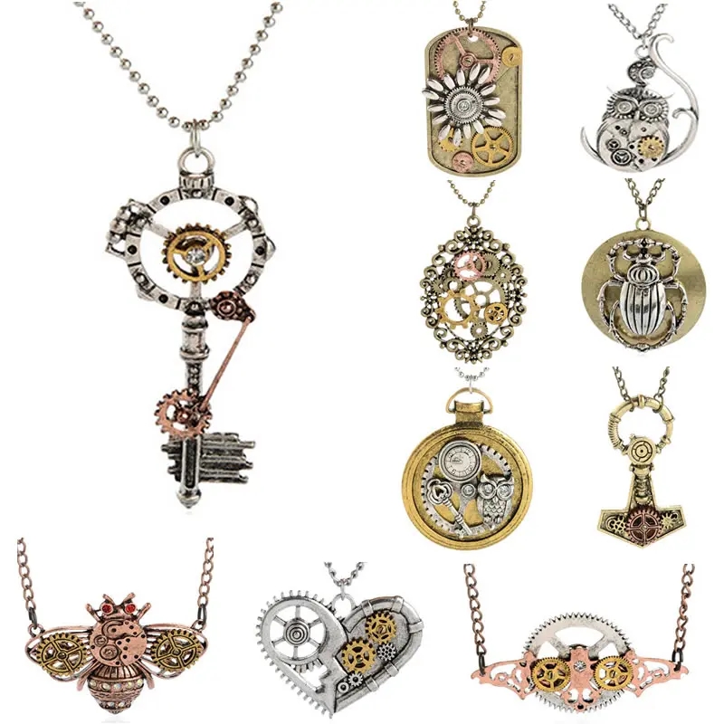 1PC wholesale Retro Key gears pendant link chain necklace costume jewelry friendship gifts k04078
1PC wholesale Retro Key gears pendant link chain necklace costume jewelry friendship gifts k04078