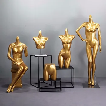 Nice Fashion Women Sexy Golden Model High Quality Female Golden Mannequin On Sale
Nice Fashion Women Sexy Golden Model High Quality Female Golden Mannequin On Sale