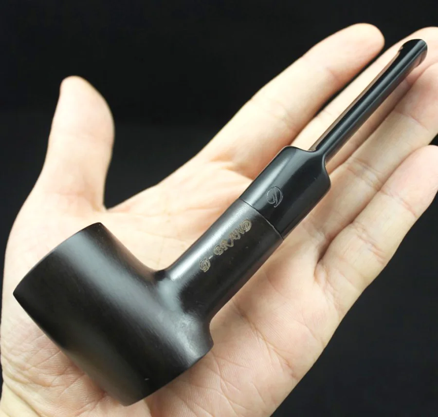 Nice Handmade Nature Ebony Wood Straight Type Smoking Pipe Tobacco Wooden Pipe Gift 10pcs 9mm Filters + Pouch + Holder #540S
Nice Handmade Nature Ebony Wood Straight Type Smoking Pipe Tobacco Wooden Pipe Gift 10pcs 9mm Filters + Pouch + Holder #540S