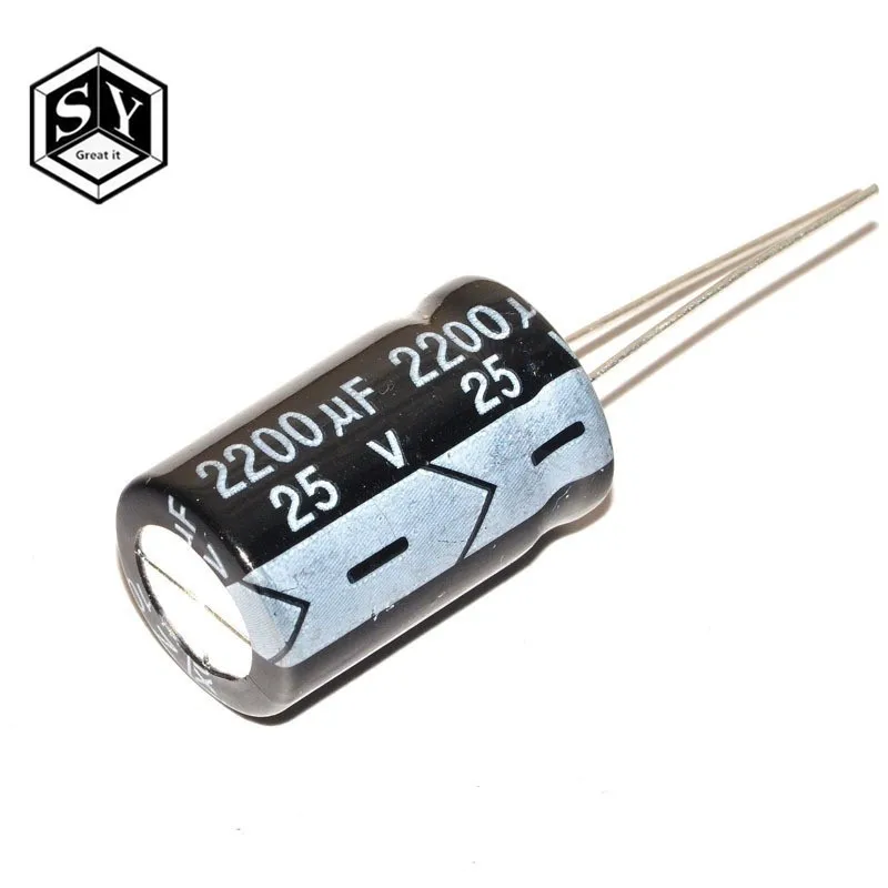 10 pcs Aluminum electrolytic capacitor 2200 uF 25 V 10 * 17 mm frekuensi tinggi Radial Electrolytic kapasitor
10 pcs Aluminum electrolytic capacitor 2200 uF 25 V 10 * 17 mm frekuensi tinggi Radial Electrolytic kapasitor