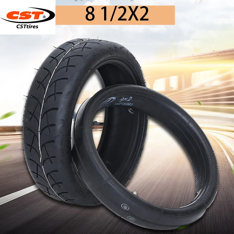 Upgraded Original CST Scooter Tire Inflatable Tyre 8 1/2X2 for Xiaomi Mijia M365 Electric Scooter Tire Replacement Inner Tube
Upgraded Original CST Scooter Tire Inflatable Tyre 8 1/2X2 for Xiaomi Mijia M365 Electric Scooter Tire Replacement Inner Tube
