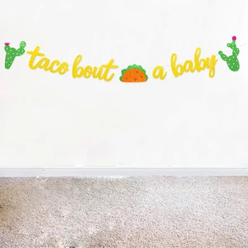 TACO BOUT A BABY Gold Glitter Banner Cardstock Fiesta Theme Baby Shower Baby Announcement Party Decorations Supplies
TACO BOUT A BABY Gold Glitter Banner Cardstock Fiesta Theme Baby Shower Baby Announcement Party Decorations Supplies