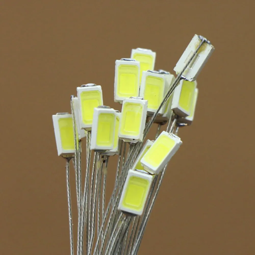 T5730 20pcs Pre wired leads SMD Led Pre-soldered micro litz 5730 NEW 3V Bright White/Warm White
T5730 20pcs Pre wired leads SMD Led Pre-soldered micro litz 5730 NEW 3V Bright White/Warm White