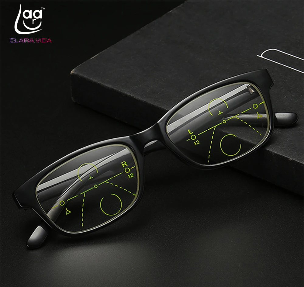 = Clara Vida Classic Vintage Frame For Intelligence Progressive Multifocal Commercial Reading Glasses Bifocal +1 +1.5 To +4
= Clara Vida Classic Vintage Frame For Intelligence Progressive Multifocal Commercial Reading Glasses Bifocal +1 +1.5 To +4