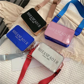 Fashion Women Letter Print Shoulder Bags Ladies Glossy Patent Leather Shoulder Tote Bag Wide Strap Handbag Messenger Bags 2019
Fashion Women Letter Print Shoulder Bags Ladies Glossy Patent Leather Shoulder Tote Bag Wide Strap Handbag Messenger Bags 2019