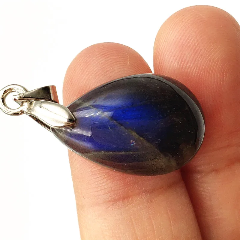 Natural Labradorite Necklace Pendant (5)