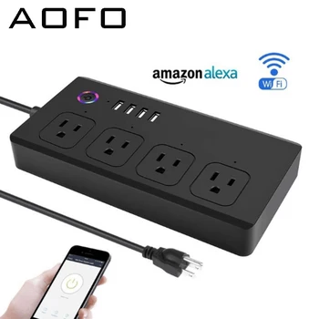 Smart WiFi Power Strip:Compatible with Alexa,Google Assistant,Free App Control,Wireless Timer,No Hub Required,for Smart Home
Smart WiFi Power Strip:Compatible with Alexa,Google Assistant,Free App Control,Wireless Timer,No Hub Required,for Smart Home